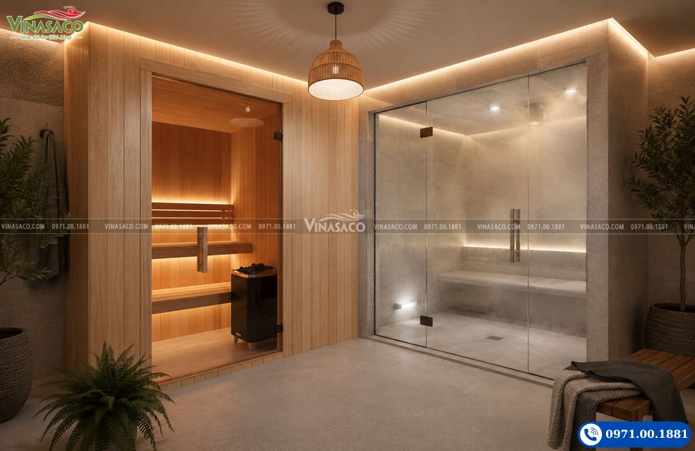 Kích Thước Phòng Xông Hơi Bao Nhiêu Là Hợp Lý? Bảng Kích Thước 1-10 Người