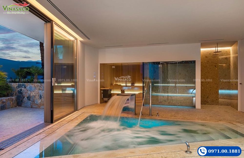 Bản thiết kế 3D khu Onsen giành cho gia đình, vllas nghỉ dưỡng