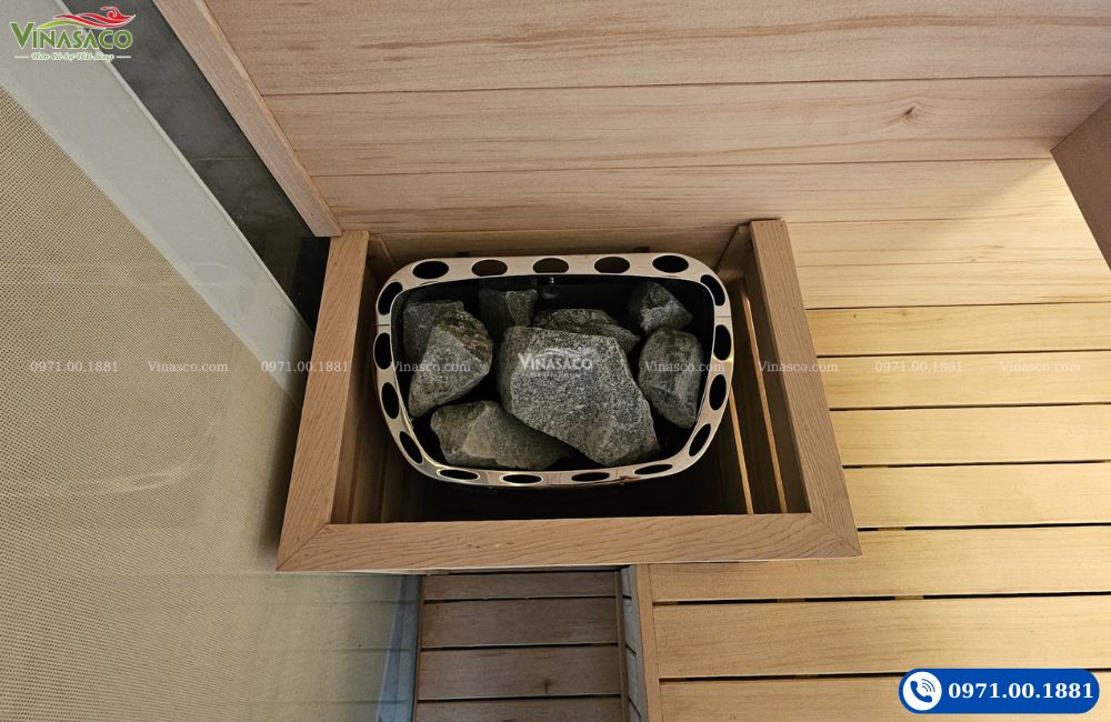 Máy xông hơi khô Sawo SCA Series lắp đặt tại Ciputra