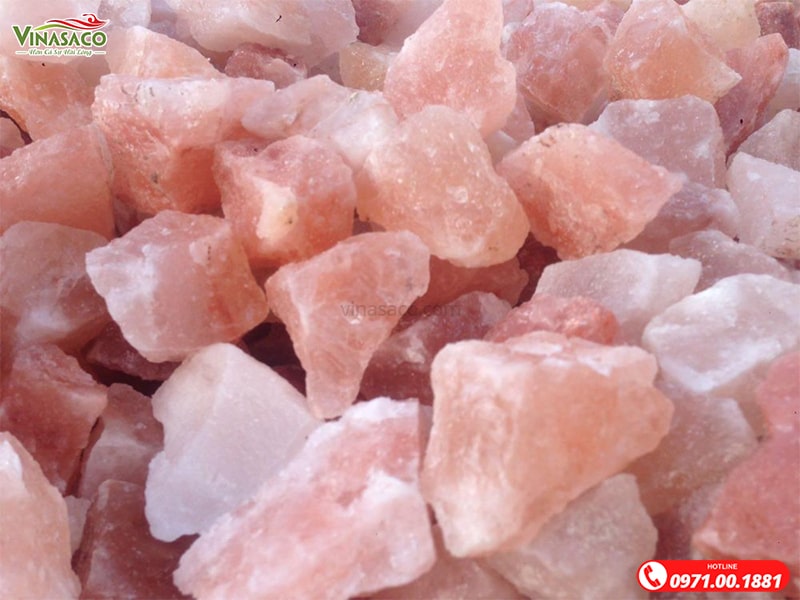 Đá muối hồng Himalaya dạng đá vụn