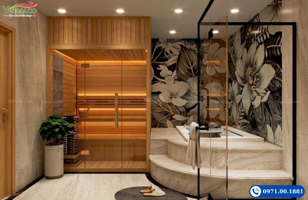 Thiết kế, thi công phòng xông hơi tại Bắc Ninh