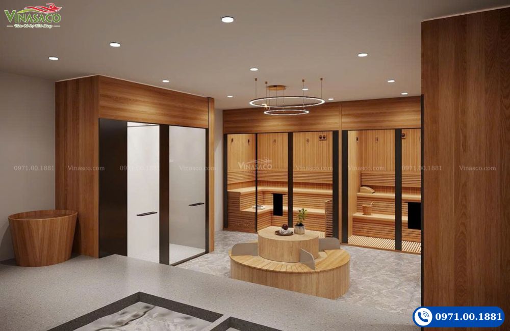 Thiết kế phòng xông hơi tại Bắc Ninh