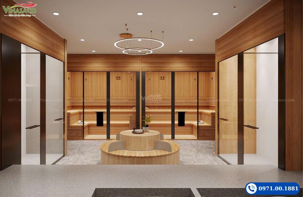 Thiết kế phòng xông hơi tại Bắc Ninh