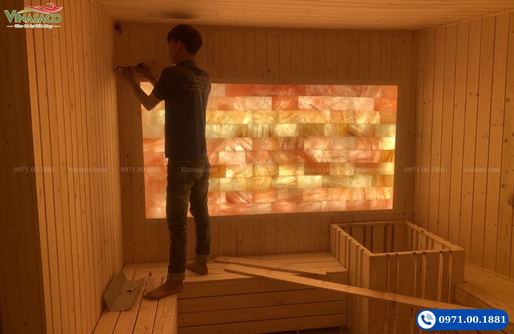 Vinasaco thi công lắp đặt phòng xông khô tại Bắc Ninh