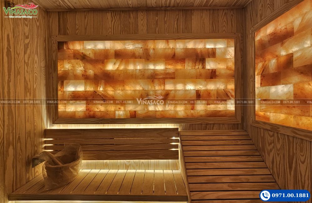 Thi công phòng xông hơi khô sauna gia đình theo yêu cầu