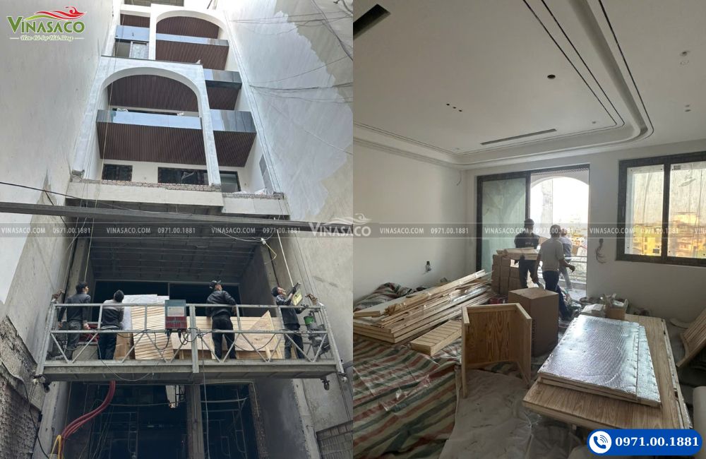 Quy trình sản xuất phòng xông hơi khô tại xưởng Vinasaco