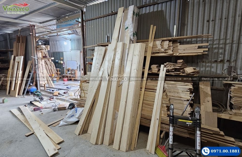 Xưởng sản xuất gia công phòng sauna Vinasaco