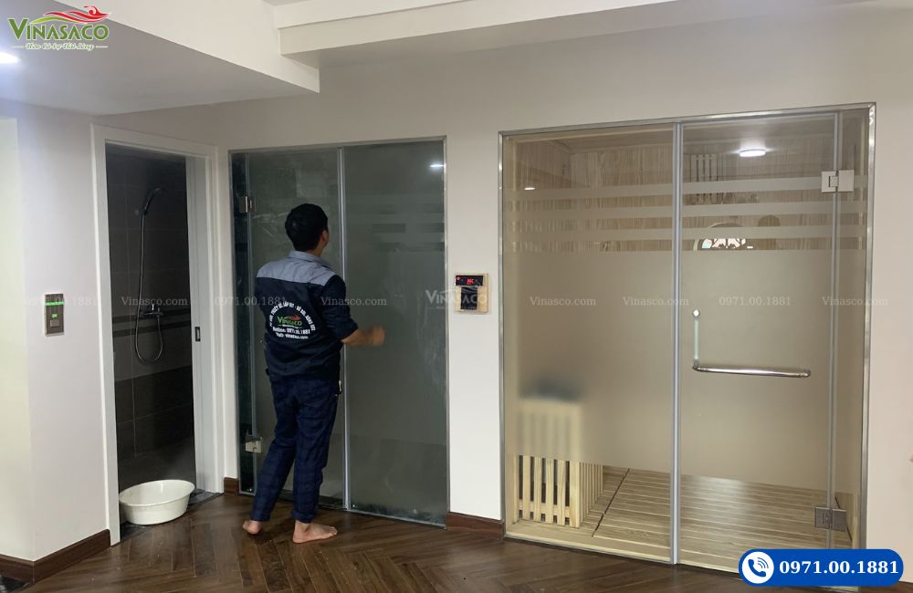 Thi công phòng xông hơi khô và ướt tại Cầu Giấy Hà Nội