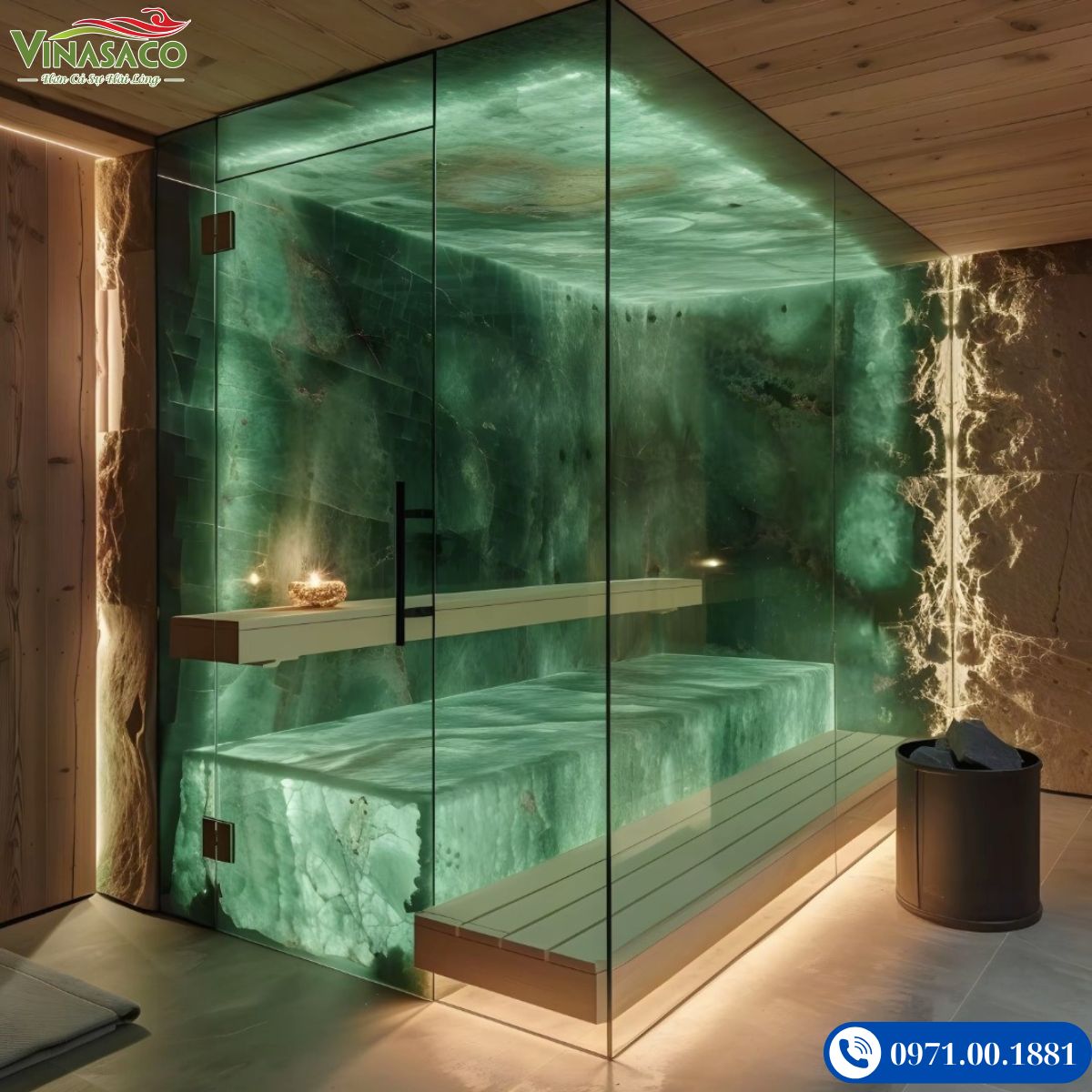 phòng xông hơi đá thạch anh