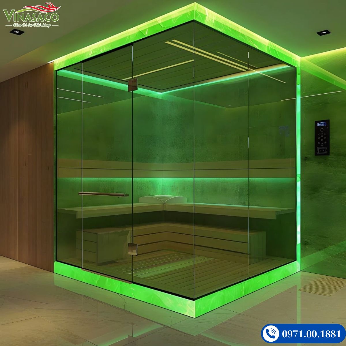 phòng xông hơi đá thạch anh