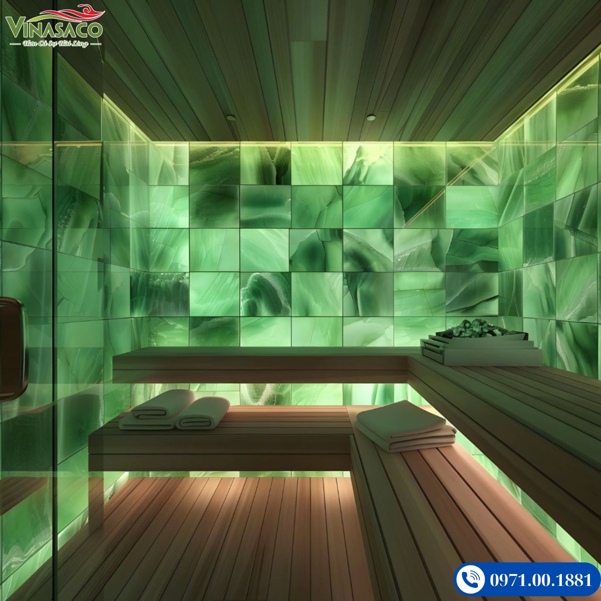 phòng xông hơi đá thạch anh