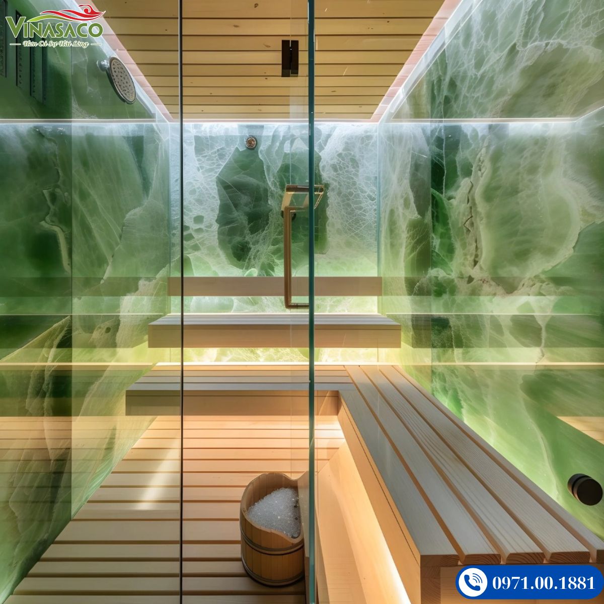 phòng xông hơi đá thạch anh