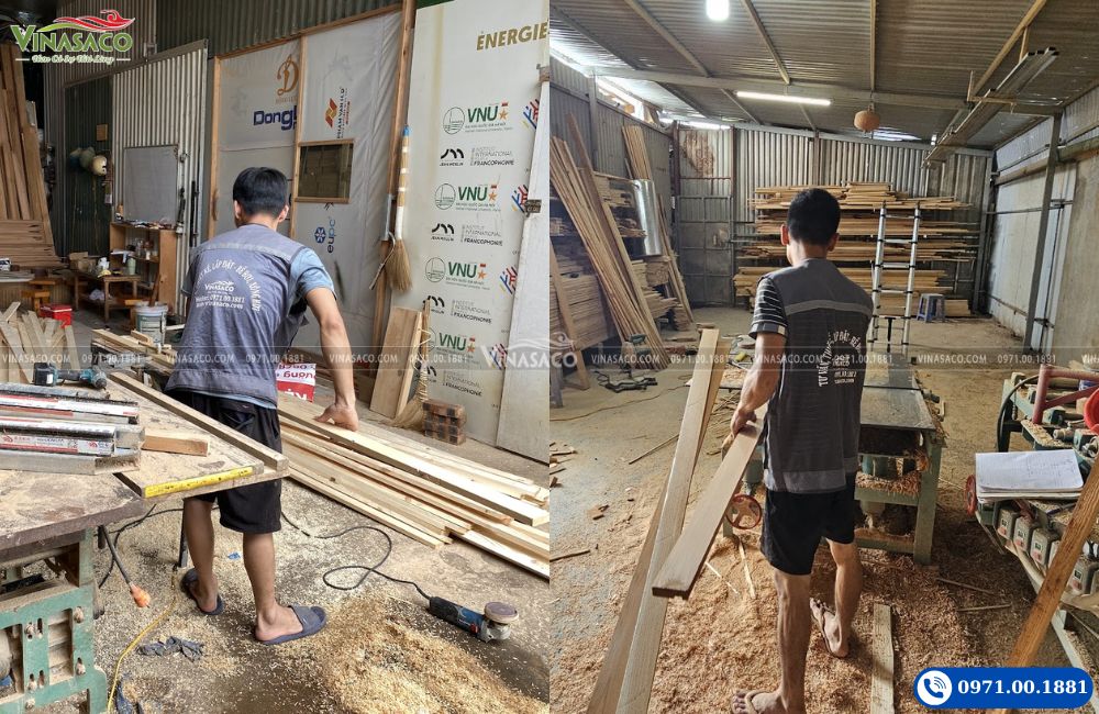 Xưởng gia công phòng xông hơi vinasaco