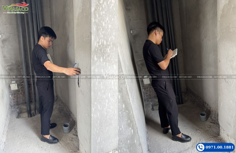 Khảo sát mặt bằng phòng xông hơi